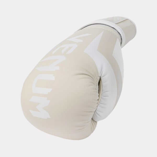 Guantes De Boxeo - Venum Elite (Blanco/Marfil)
