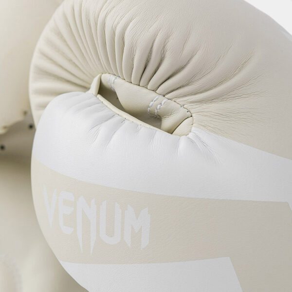 Guantes De Boxeo - Venum Elite (Blanco/Marfil)