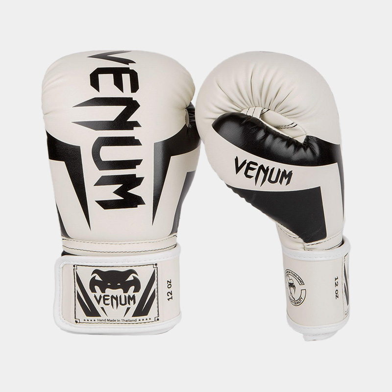 Guantes De Boxeo - Venum Elite (Blanco/Negro)