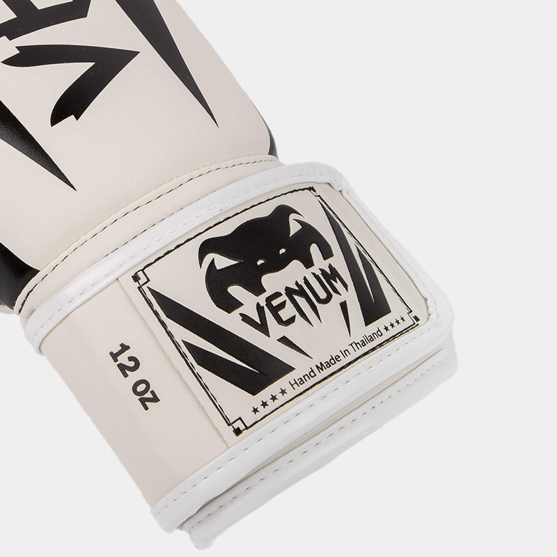 Guantes De Boxeo - Venum Elite (Blanco/Negro)