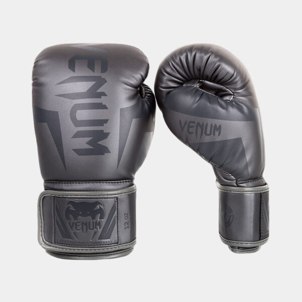 Guantes De Boxeo - Venum Elite (Gris/Plateado)