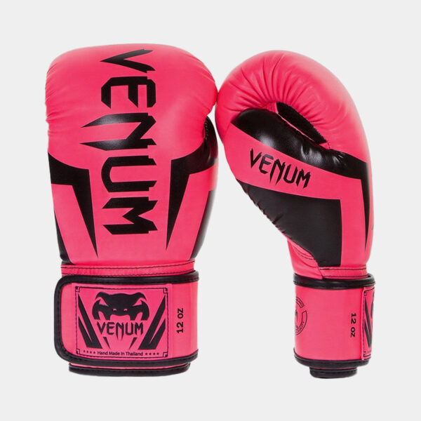 Guantes De Boxeo - Venum Elite (Rosa/Negro)