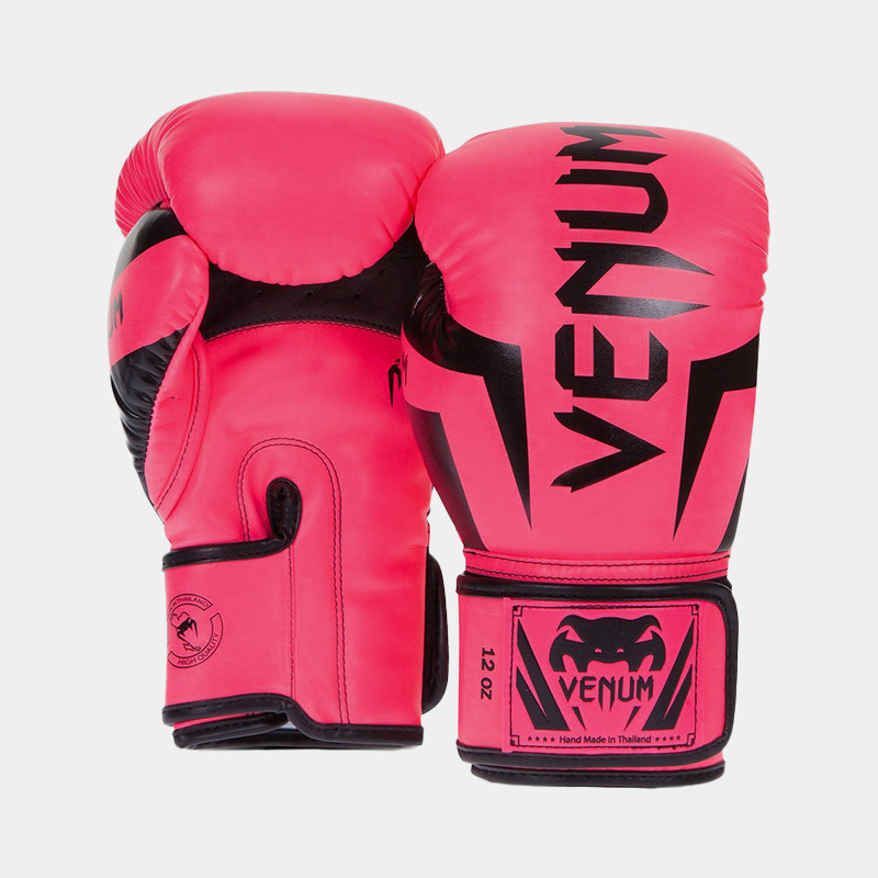 Guantes De Boxeo - Venum Elite (Rosa/Negro)