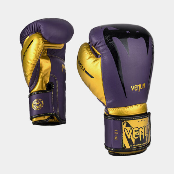 Guantes De Boxeo - Venum Giant 3.0 (Violeta/Dorado)