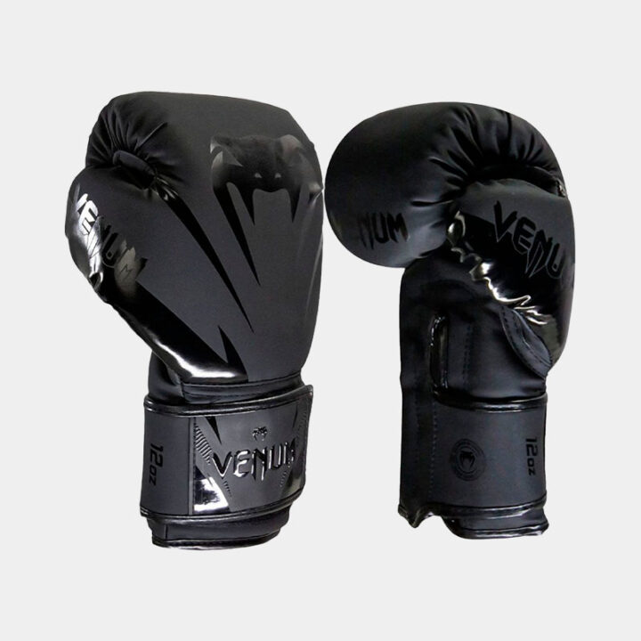 Venum Impact Evo – Guantoni Da Boxe In Pelle Skintex, Viola Profondo, 12 Oz Per Muay Thai E Kickboxing - 2