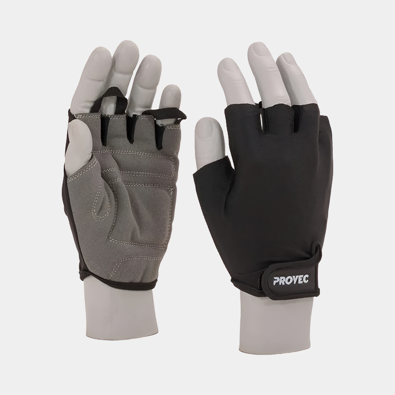 Guantes De Gimnasio Ciclismo Pesas Spinning - Proyec (Negro/Gris)