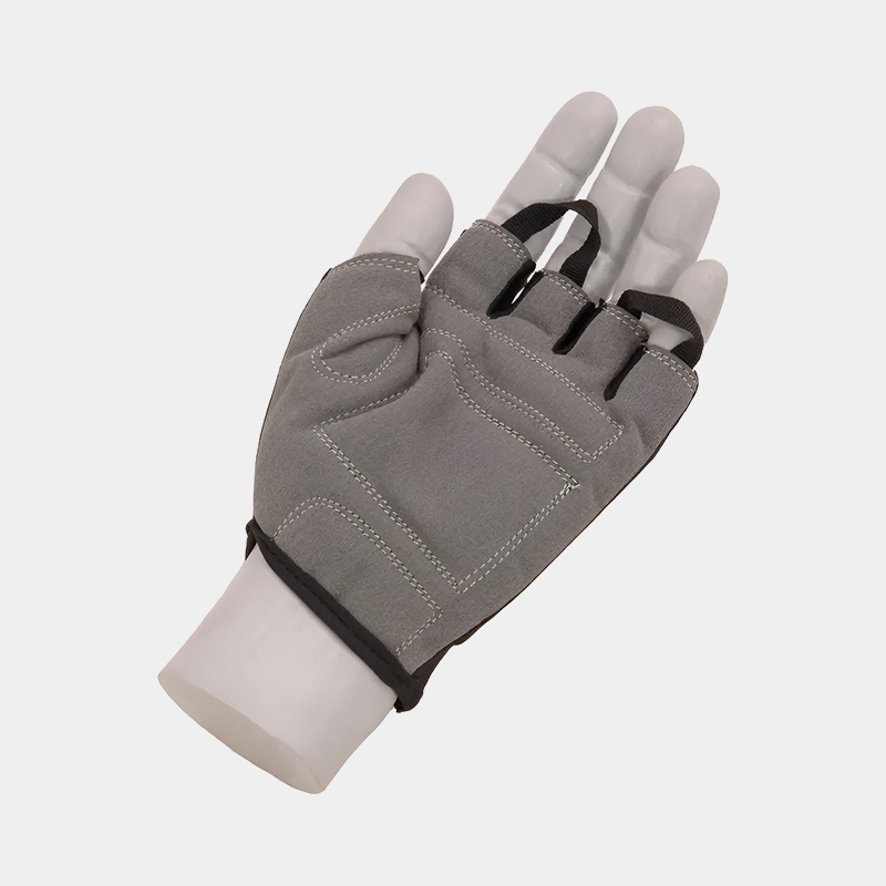 Guantes De Gimnasio Ciclismo Pesas Spinning - Proyec (Negro/Gris) - Imagen 4