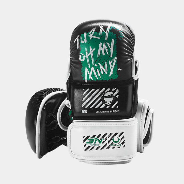 Guantes De MMA - BN Bombita (Negro/Verde)