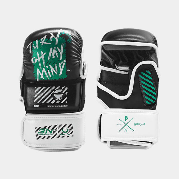 Guantes De MMA - BN Bombita (Negro/Verde)