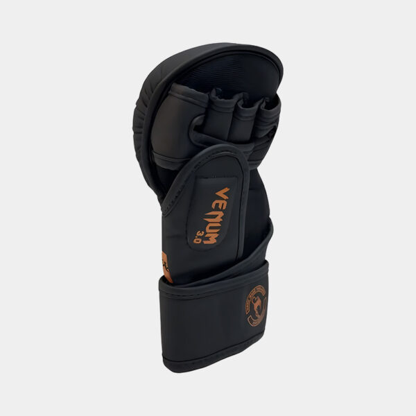 Guantes De MMA Grappling - Venum Challenger 3.0 (Negro/Naranja) - Imagen 2