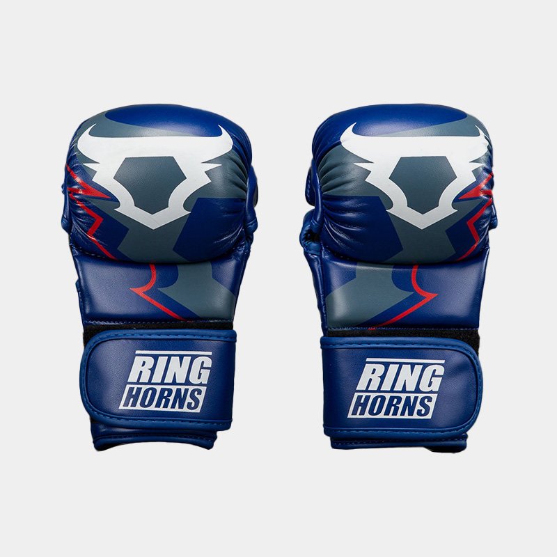 Guantes De MMA - Ringhorns Charger by Venum (Azul/Rojo)