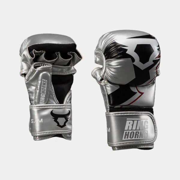 Guantes De MMA - Ringhorns Charger by Venum (Plateado/Negro)