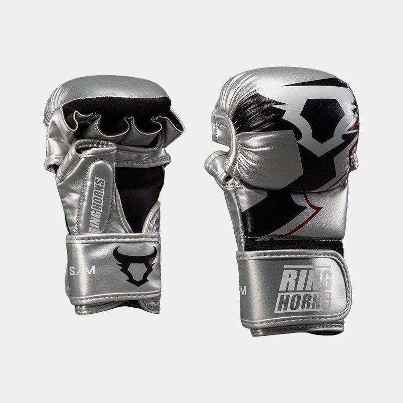 Guantes De MMA - Ringhorns Charger by Venum (Plateado/Negro)