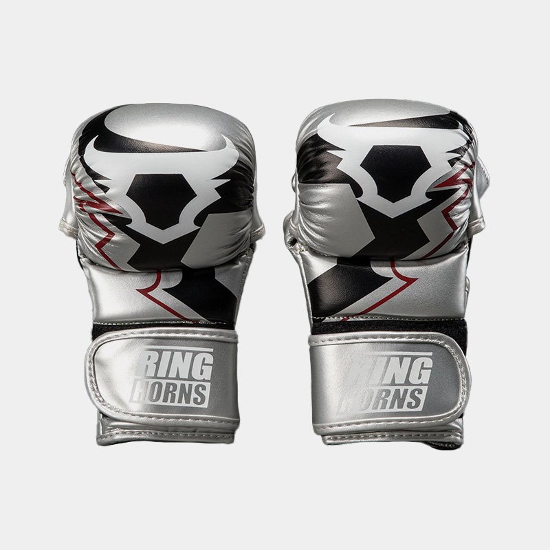 Guantes De MMA - Ringhorns Charger by Venum (Plateado/Negro)