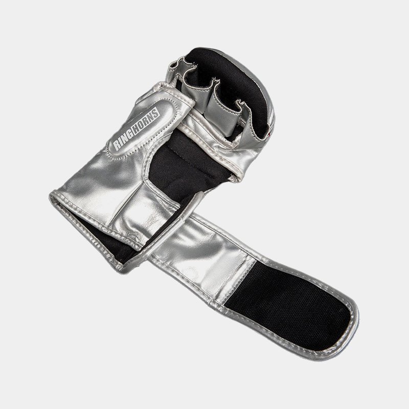 Guantes De MMA - Ringhorns Charger by Venum (Plateado/Negro)