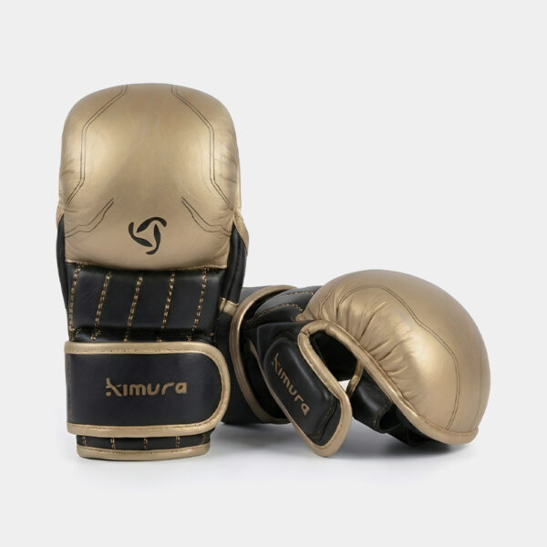Guantes De MMA Sparring - Kimura Gold (Negro/Dorado)