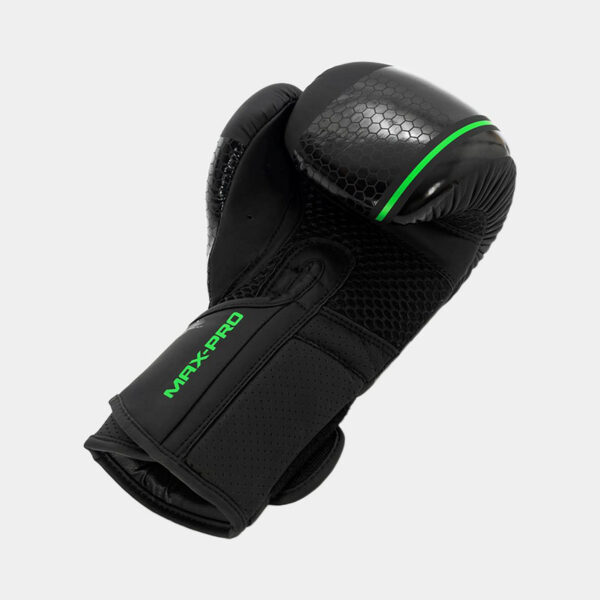 Guantes de Boxeo - Proyec Max Pro Performance Gear (Negro/Verde)