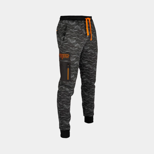 Jogging Pantalón Largo Deportivo - Venum Tramo 2.0 (Negro/Naranja)