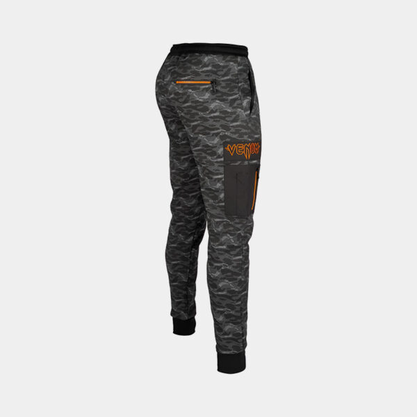 Jogging Pantalón Largo Deportivo - Venum Tramo 2.0 (Negro/Naranja)