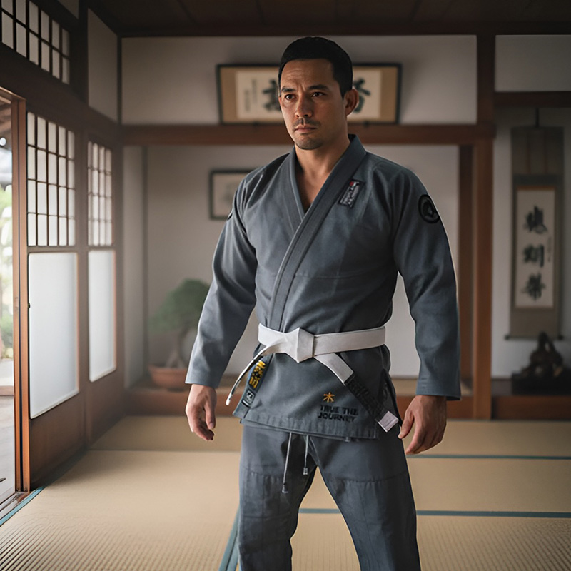 Kimono Gi Jiu Jitsu - Kimura Journey Bjj (Gris Acero) - Imagen 7