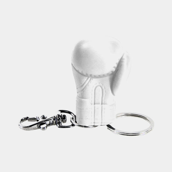 Llavero - Venum Guante De Boxeo De Silicona (Blanco)