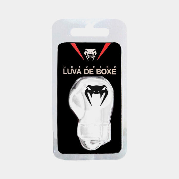 Llavero - Venum Guante De Boxeo De Silicona (Blanco)