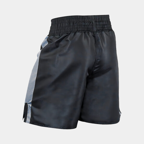 Pantalón De Boxeo - Venum Logo Performance (Negro/Plata)
