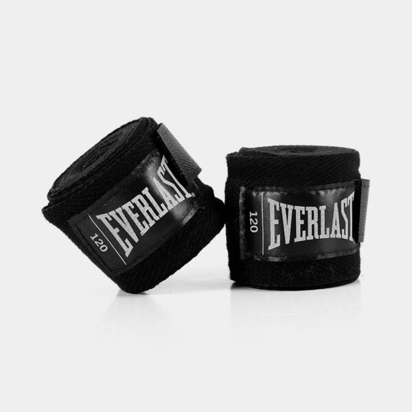 Par De Vendas De Boxeo 3mts - Everlast (Negro)