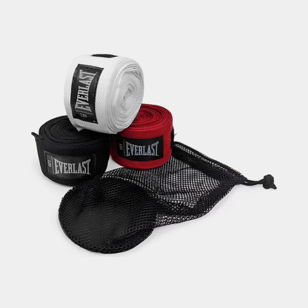 Par De Vendas Everlast Pack X3 - (Rojo/Negro/Blanco)