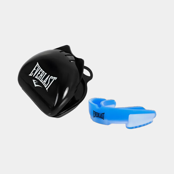 Protector Bucal + Estuche - Everlast Singel Mouthgard (Azul)