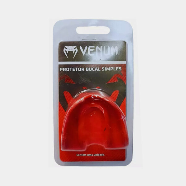 Protector Bucal Simple Adulto - Venum (Rojo)