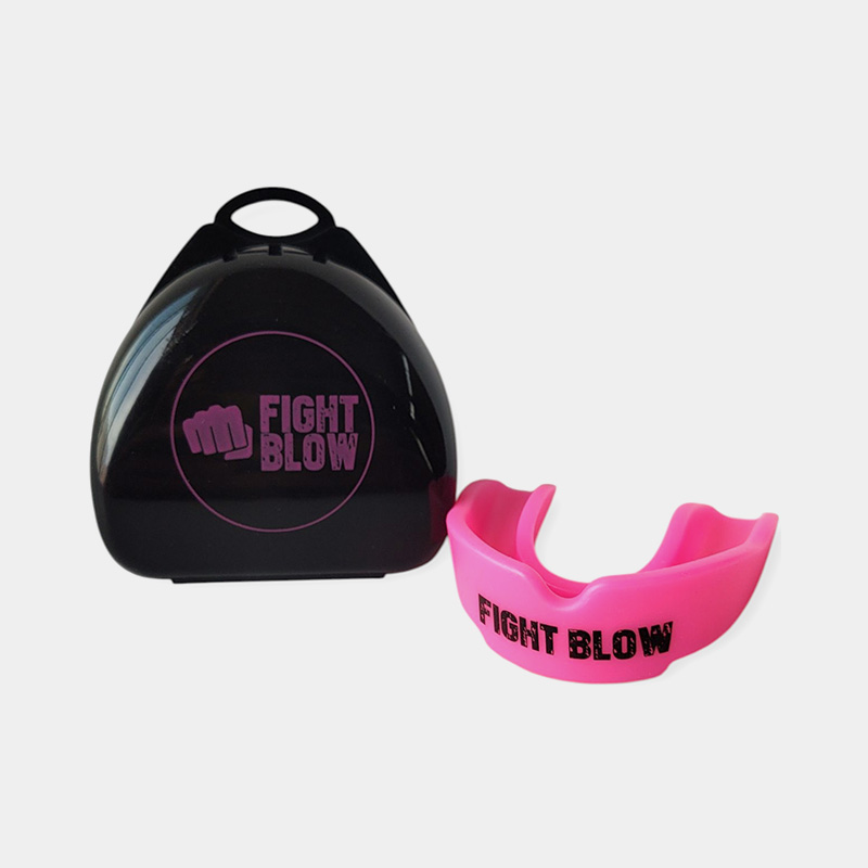 Protector Bucal Termo Moldeable - Fight Blow (Fucsia/Negro)