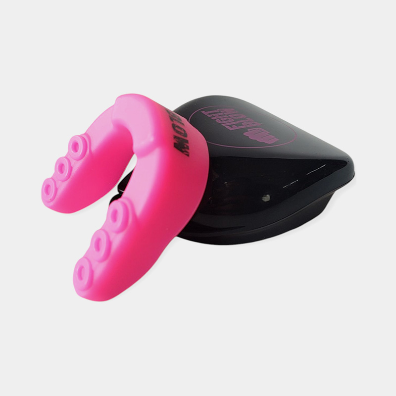 Protector Bucal Termo Moldeable - Fight Blow (Fucsia/Negro) - Imagen 2