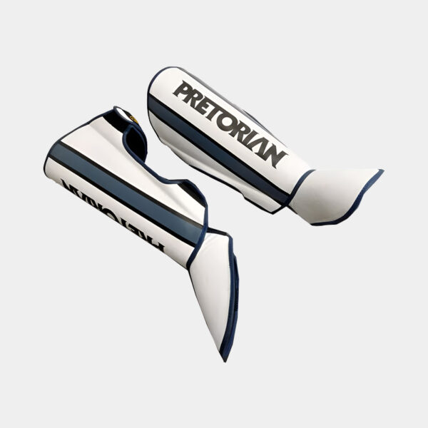 Protector Tibial - Pretorian (Blanco/Azul)