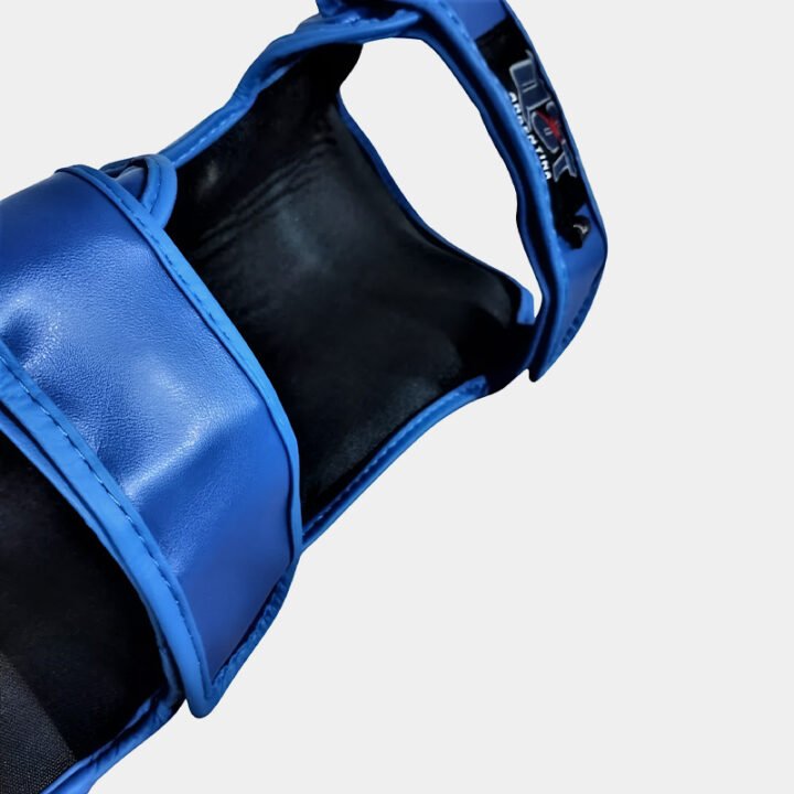 Seta Azul Tibia Protector Tibial - QST Élite (Azul) | MMA Espartano