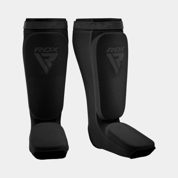 Protector Tibial - RDX Kontact Gel Media (Negro)