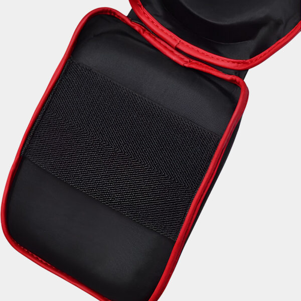 Protector Tibial Rigido - RDX F6 KARA Shin Guards (Negro/Rojo)