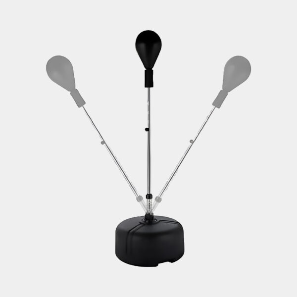 Puching Ball Piso Pera Base De Boxeo - Proyec (Negro)
