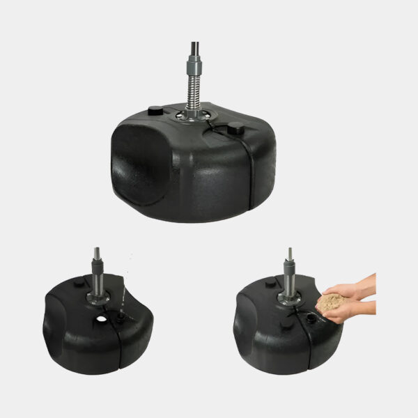Puching Ball Piso Pera Base De Boxeo - Proyec (Negro)