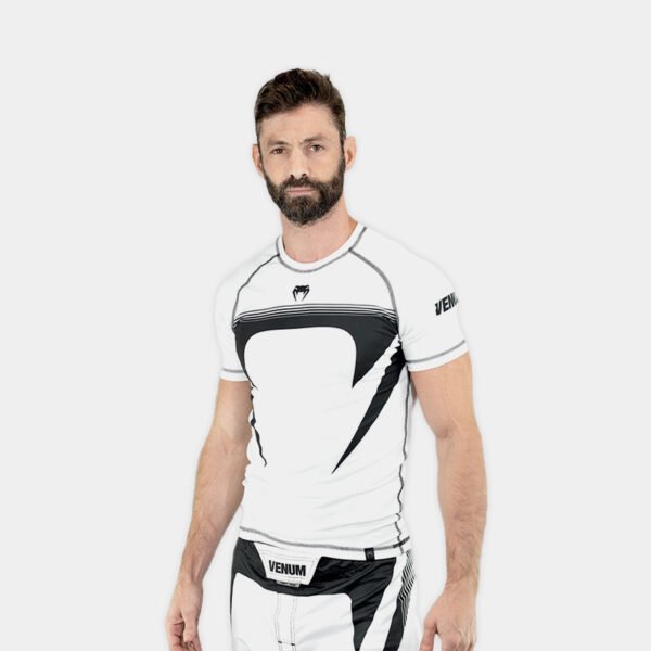 Rashguard M/C Remera Térmica - Venum Apex No Gi (Blanco/Negro)