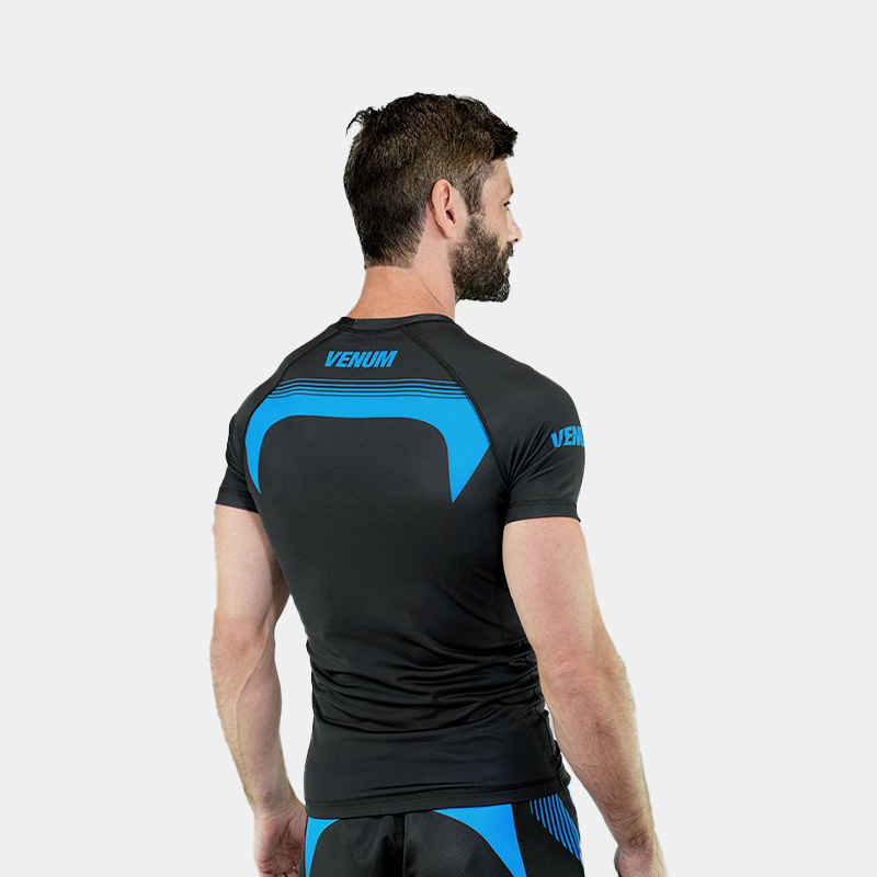 Rashguard MC Remera Térmica - Venum Apex No Gi (Negro/Azul)