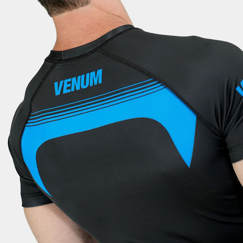 Rashguard MC Remera Térmica - Venum Apex No Gi (Negro/Azul)