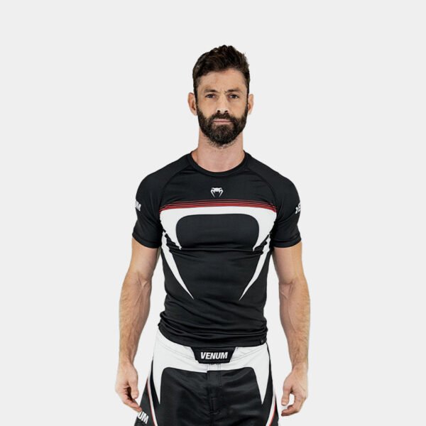 Rashguard M/C Remera Térmica - Venum Apex No Gi (Negro/Blanco)