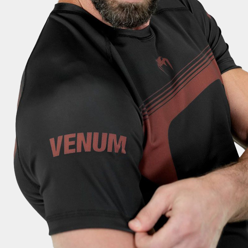Rashguard MC Remera Térmica - Venum Apex No Gi (Negro/Marrón)