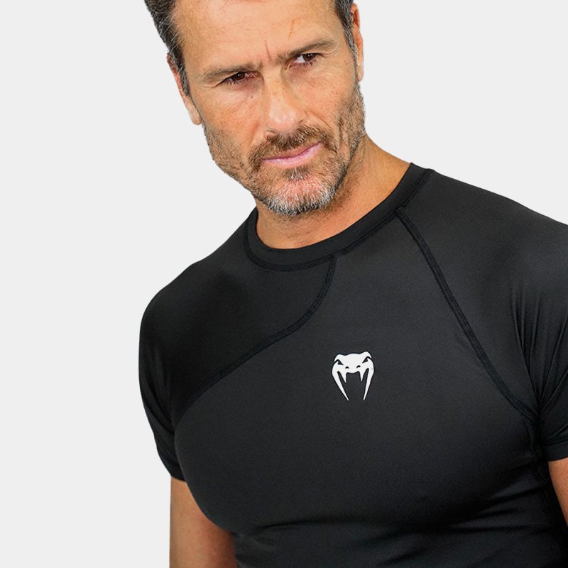 Rashguard M/C Remera Térmica - Venum Flow (Negro)
