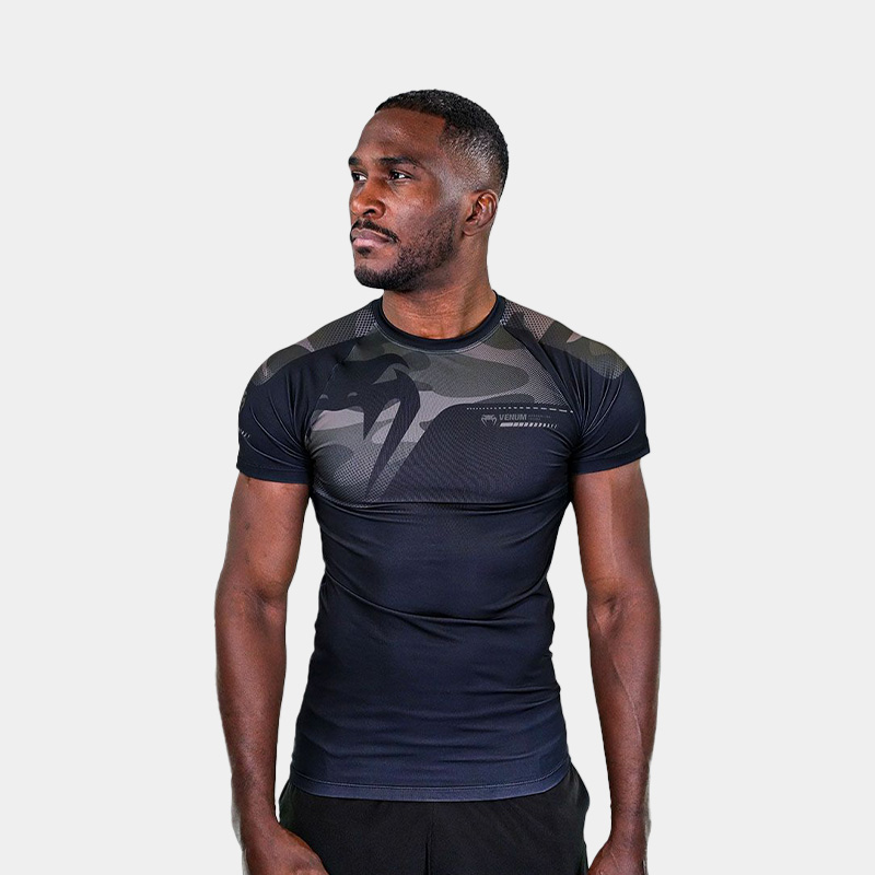 Rashguard M/C Remera Termica - Venum Giant Titan (Negro)