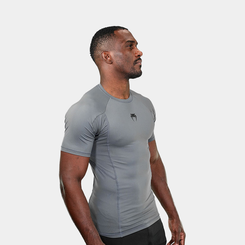 Rashguard M/C Remera Térmica - Venum Limitless (Gris) - Imagen 3