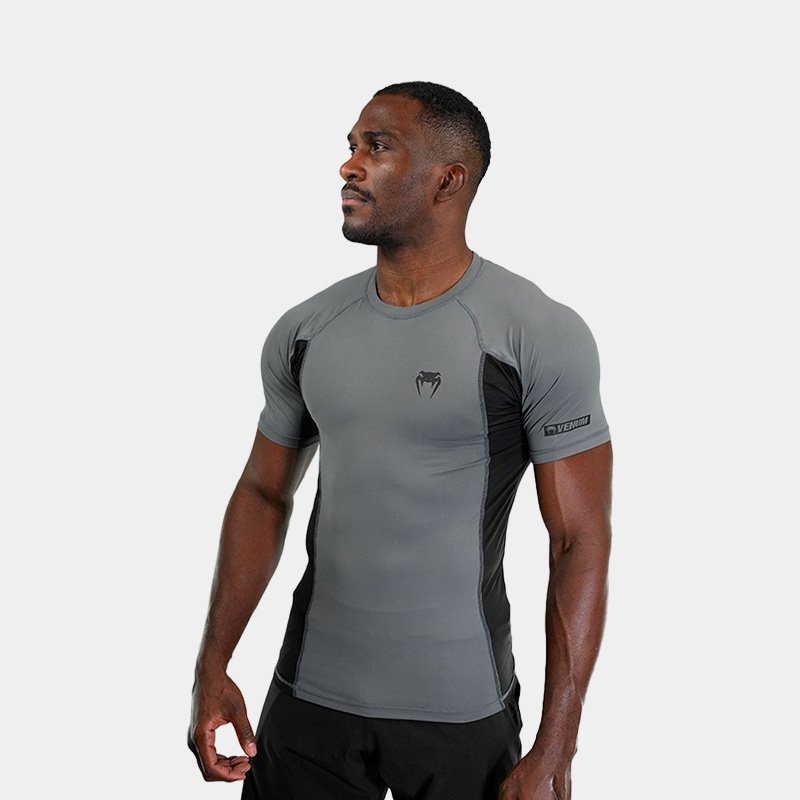 Rashguard M/C Remera Térmica - Venum Unmatched (Gris/Negro)