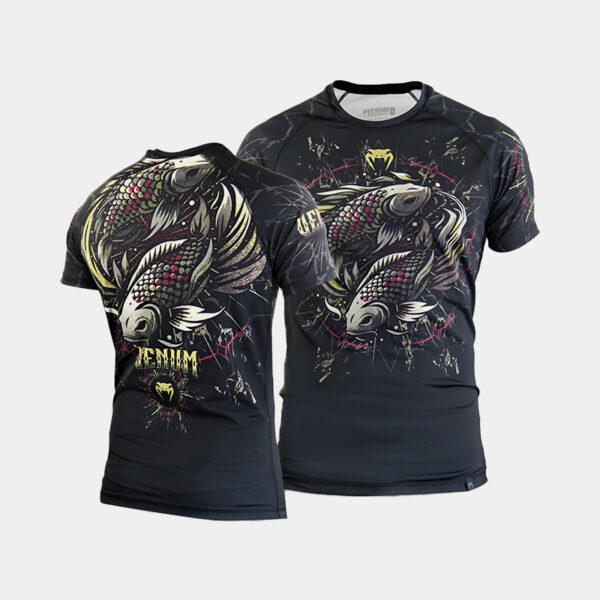 Rashguard M/C Remera Térmica - Venum Vortex (Negro)