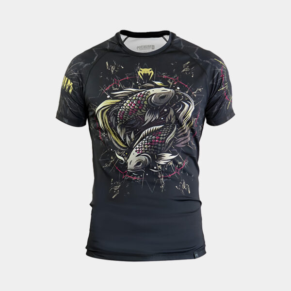 Rashguard M/C Remera Térmica - Venum Vortex (Negro)